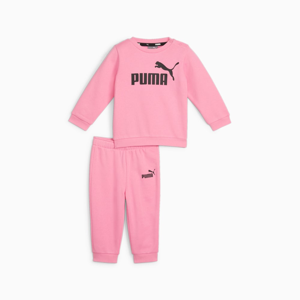 Conjunto Minicats Jogger Essentials Crew Neck Bebe Rosa PUMA Ref 846141 28