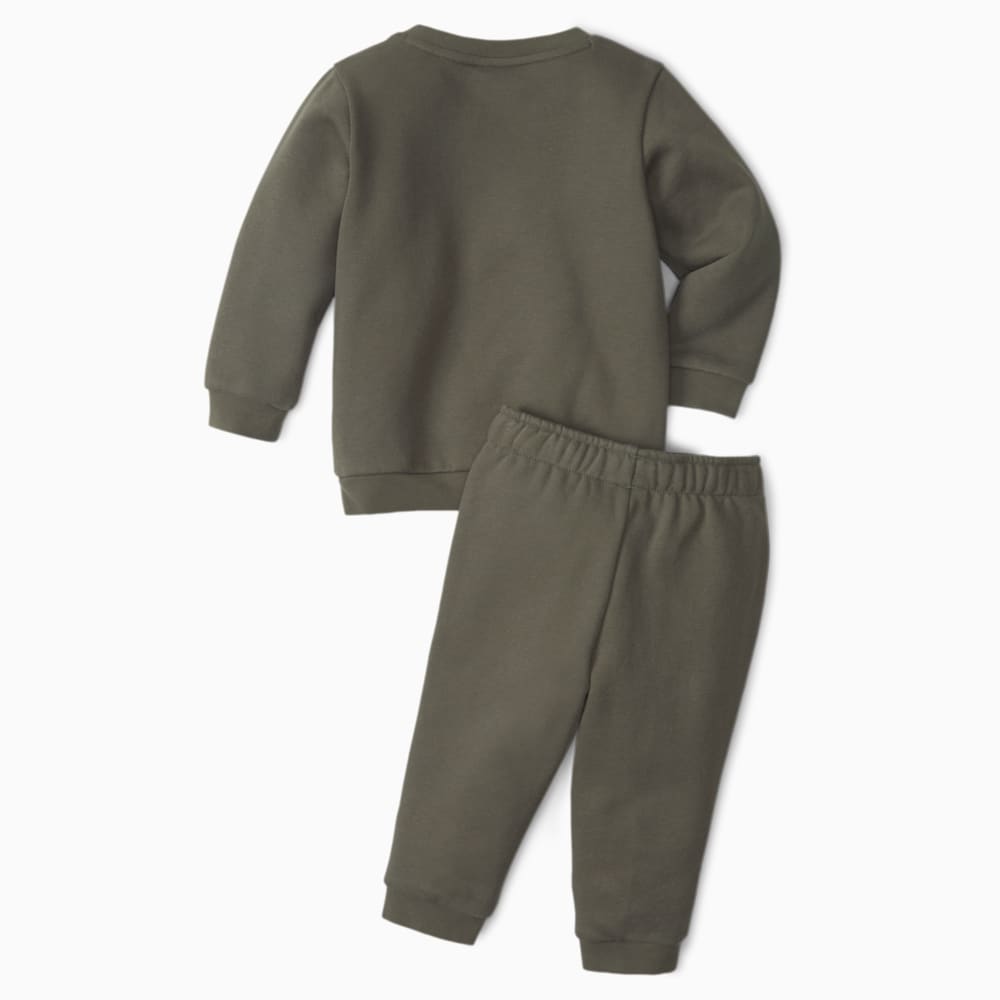 Изображение Puma Детский комплект Essentials Minicats Crew Neck Babies' Jogger Suit #2: Grape Leaf