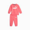 Изображение Puma Детский комплект Essentials Minicats Crew Neck Babies' Jogger Suit #1: Electric Blush