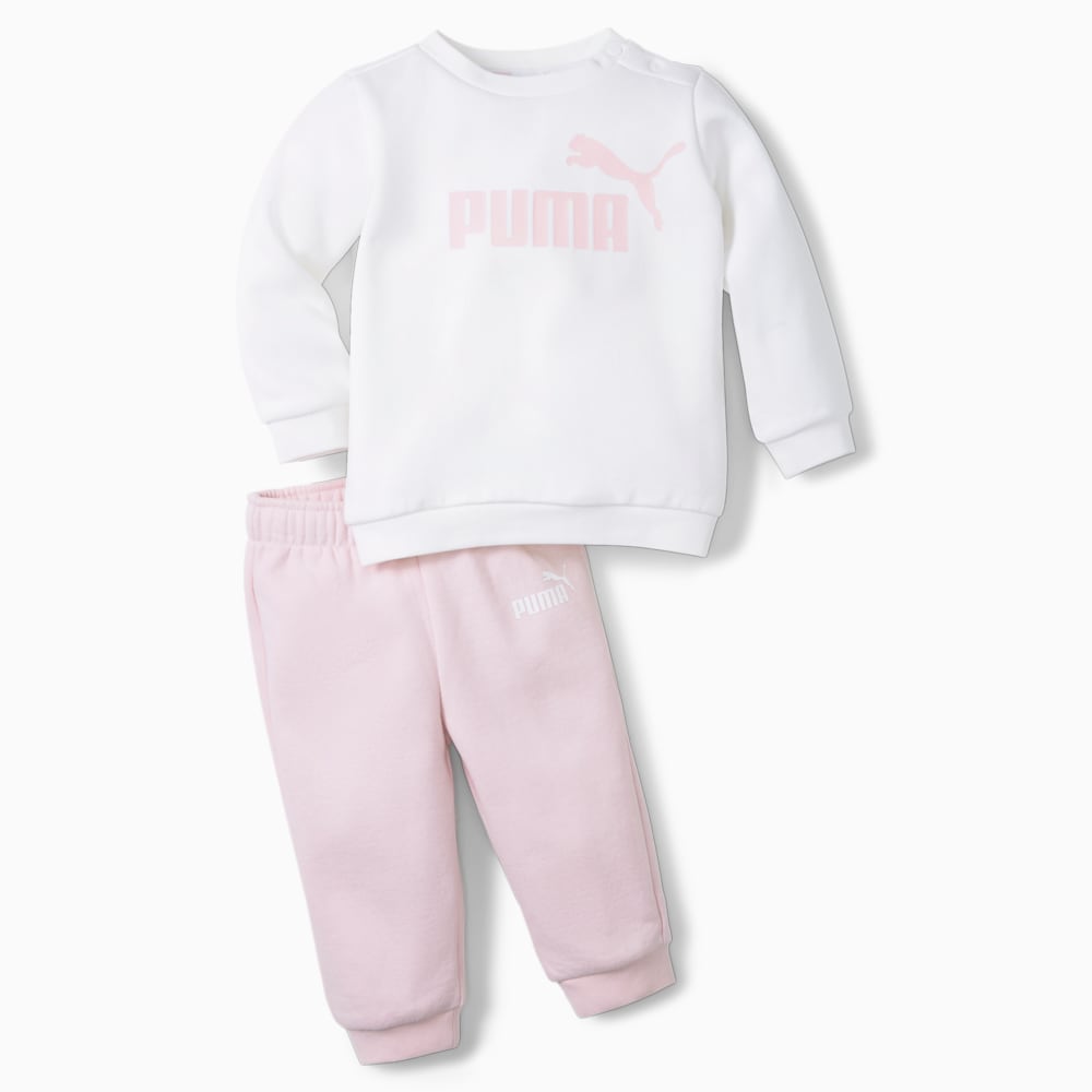 Puma girl's logo clearance crew suit infant