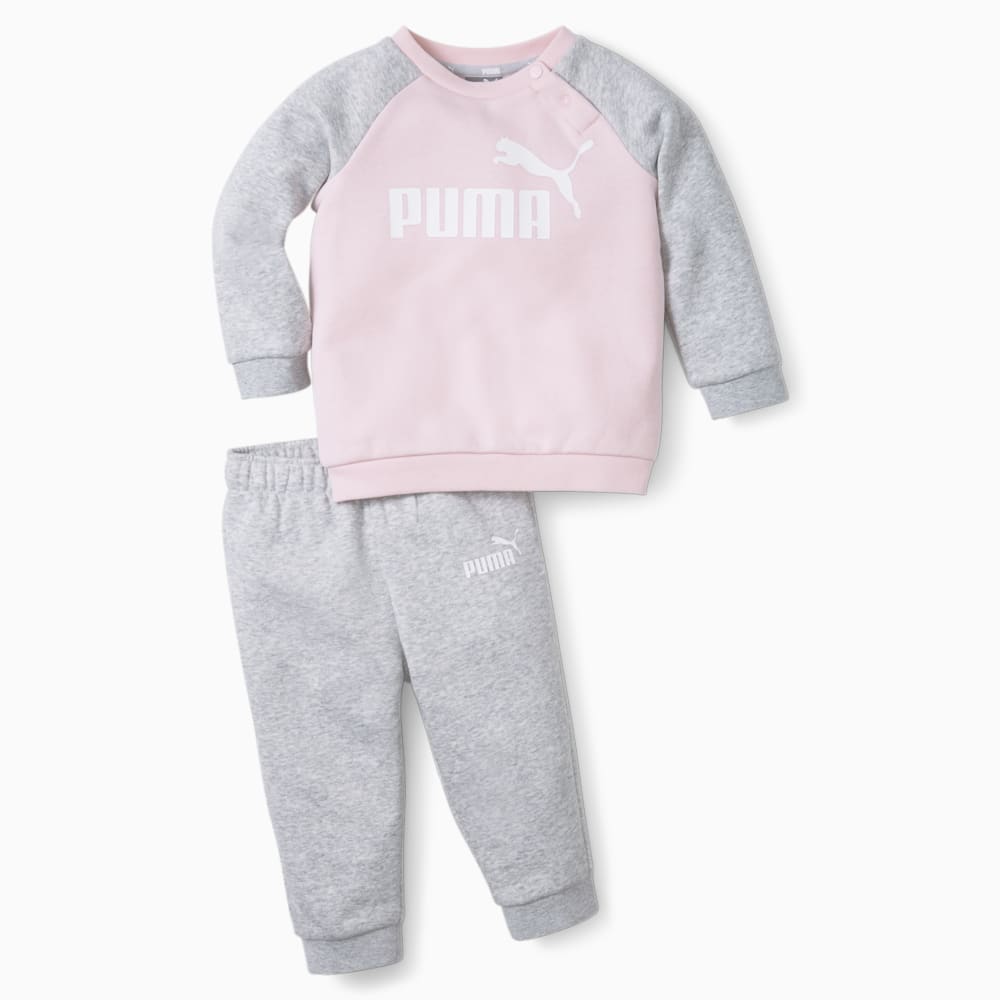 Изображение Puma Детский комплект Minicats Essentials Raglan Babies' Jogger Set #1: Chalk Pink