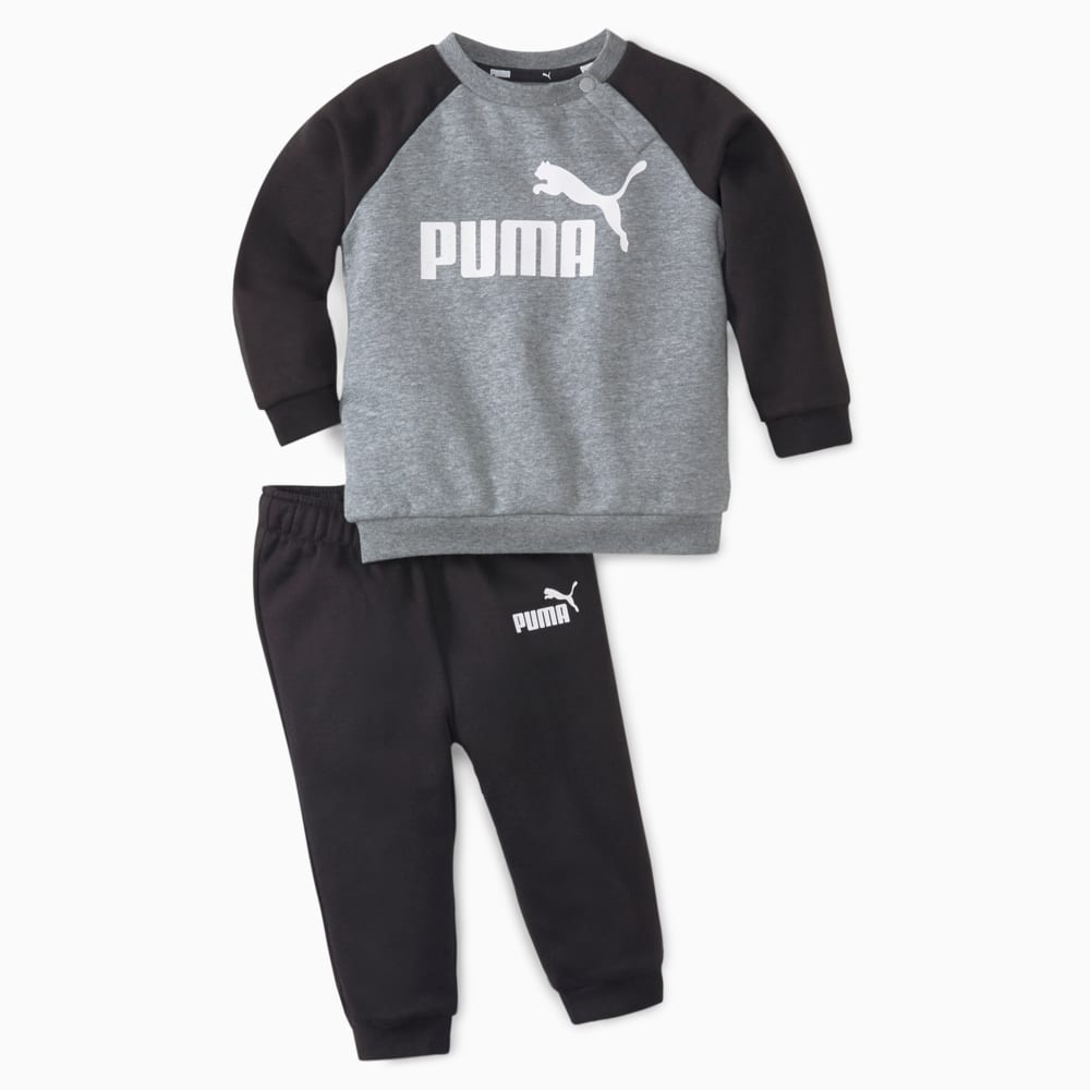 Изображение Puma Детский комплект Minicats Essentials Raglan Babies' Jogger Set #1: Puma Black