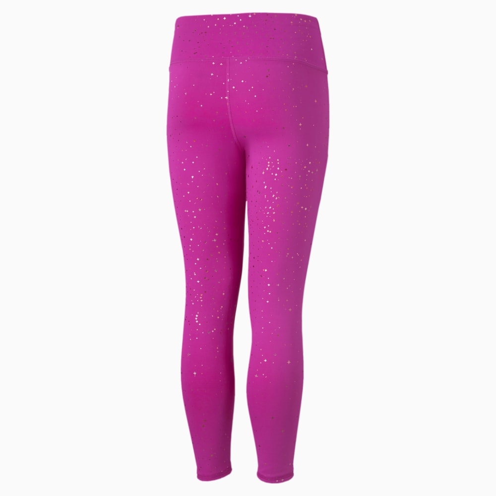 Изображение Puma Детские легинсы Runtrain Printed Girls' Leggings #2: Deep Orchid