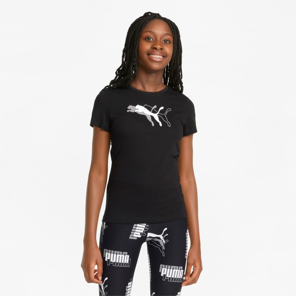 Изображение Puma Детская футболка Power Graphic Youth Tee #1