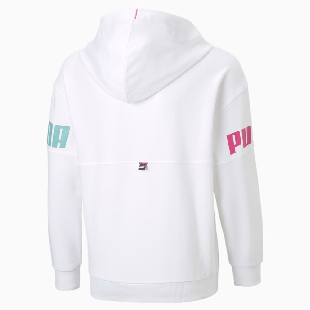 Изображение Puma Детская толстовка Power Colour-Blocked Youth Hoodie #2