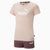 Image PUMA Conjunto Logo Camiseta e Shorts Juvenil #1