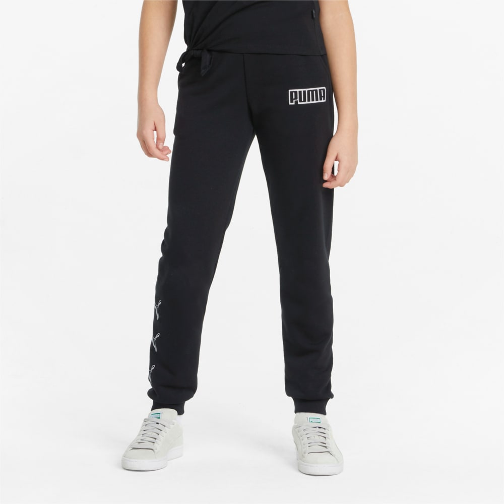 Зображення Puma Дитячі штани Alpha Youth Sweatpants #1: Puma Black