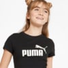 Изображение Puma Детская футболка Essentials+ Logo Youth Tee #4: Puma Black