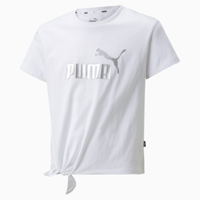 Image PUMA Camiseta Essentials+ Logo Knotted Juvenil