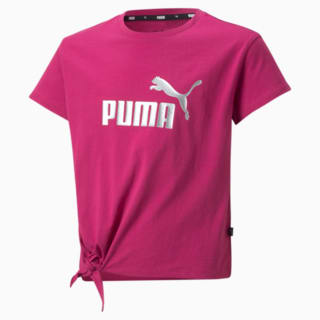 Зображення Puma Дитяча футболка Essentials+ Logo Knotted Youth Tee