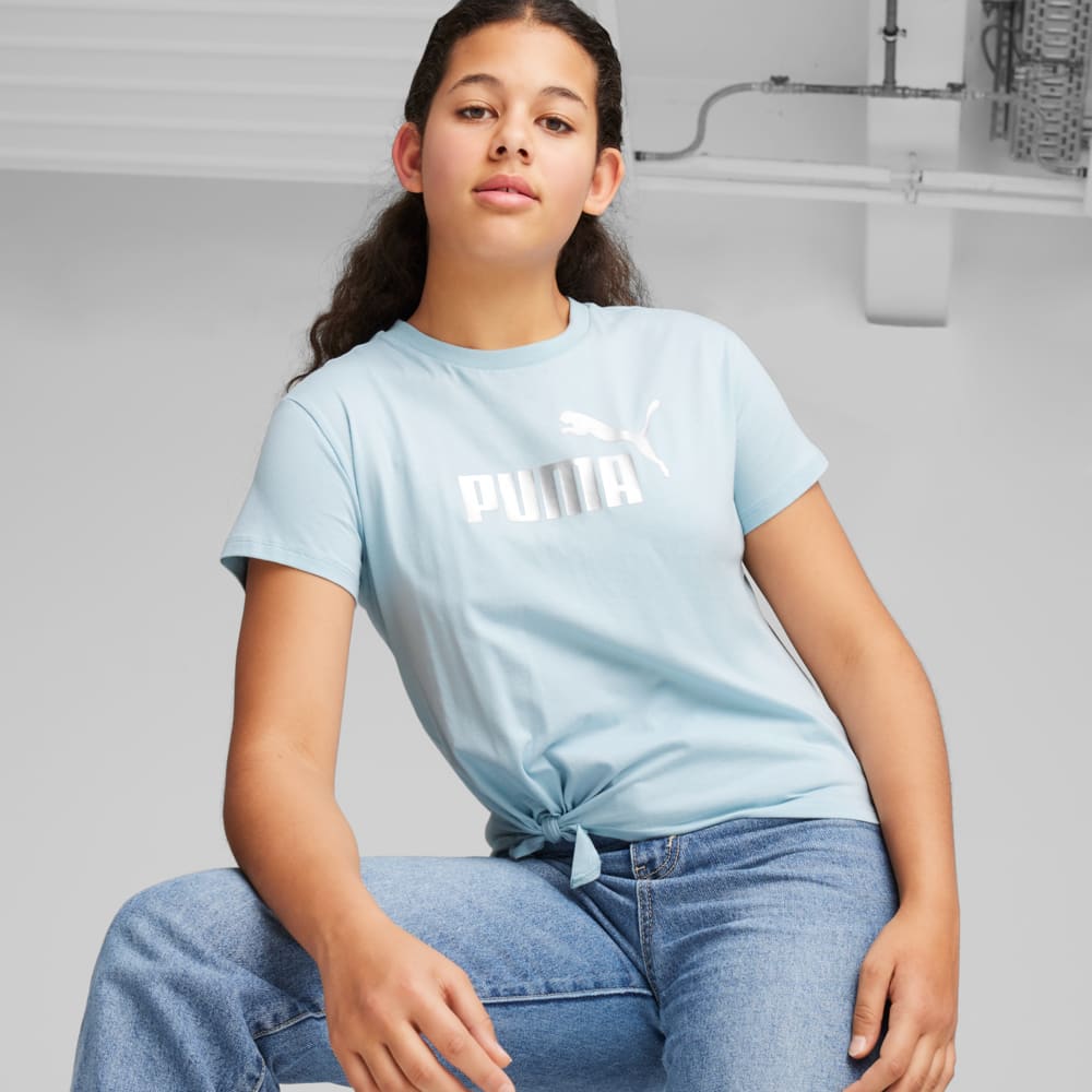 Image PUMA Camiseta Essentials+ Logo Knotted Juvenil #1