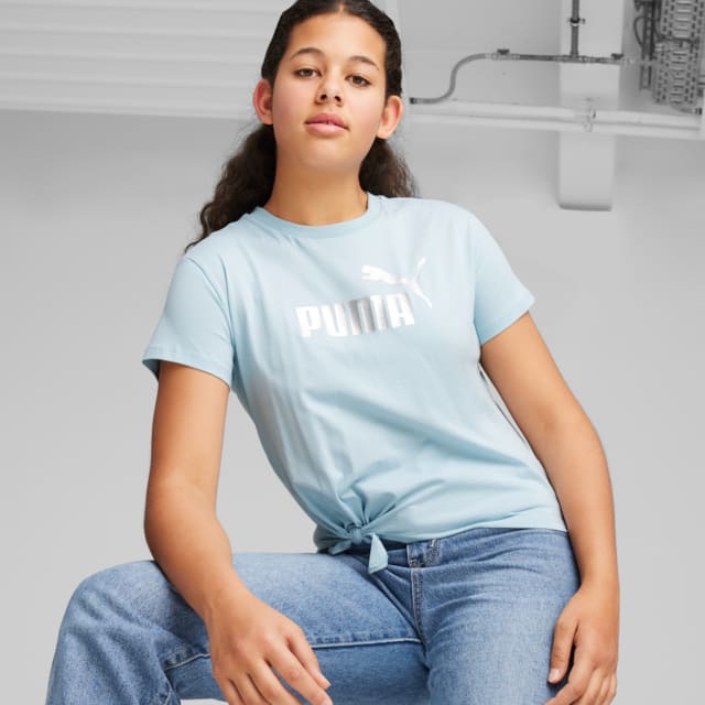 Image PUMA Camiseta Essentials+ Logo Knotted Juvenil