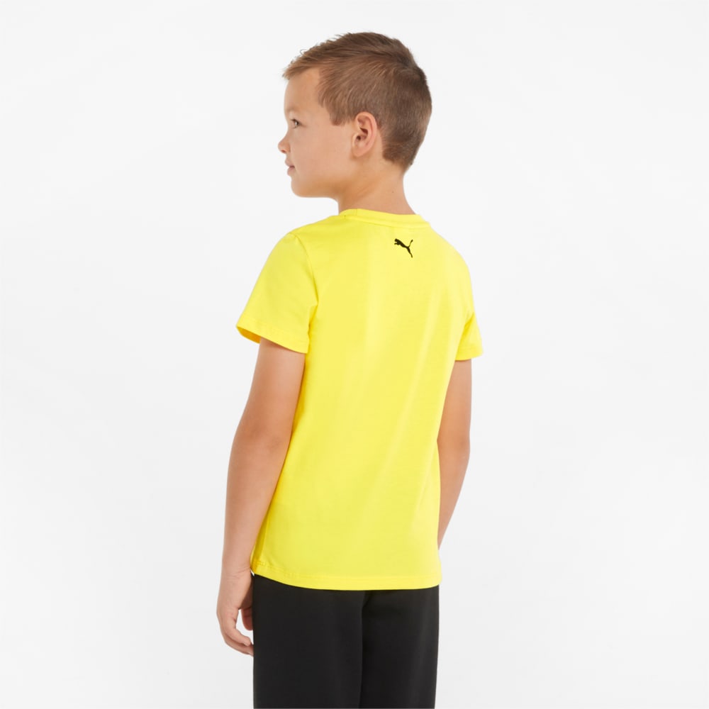 Изображение Puma Детская футболка PUMA x SMILEY WORLD Kids' Tee #2: vibrant yellow