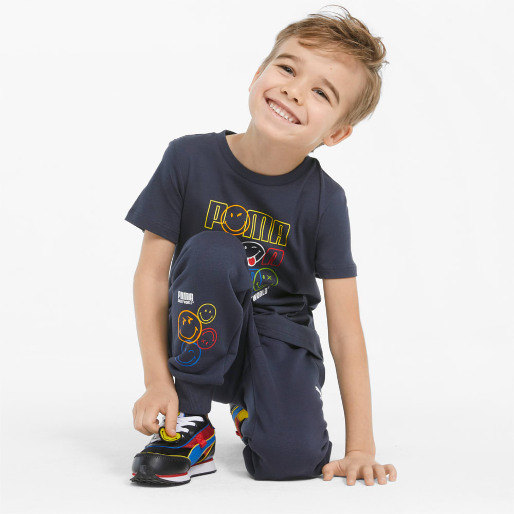 

PUMA - male - Детские штаны PUMA x SMILEY WORLD Kids' Sweatpants – Parisian Night –, Синий