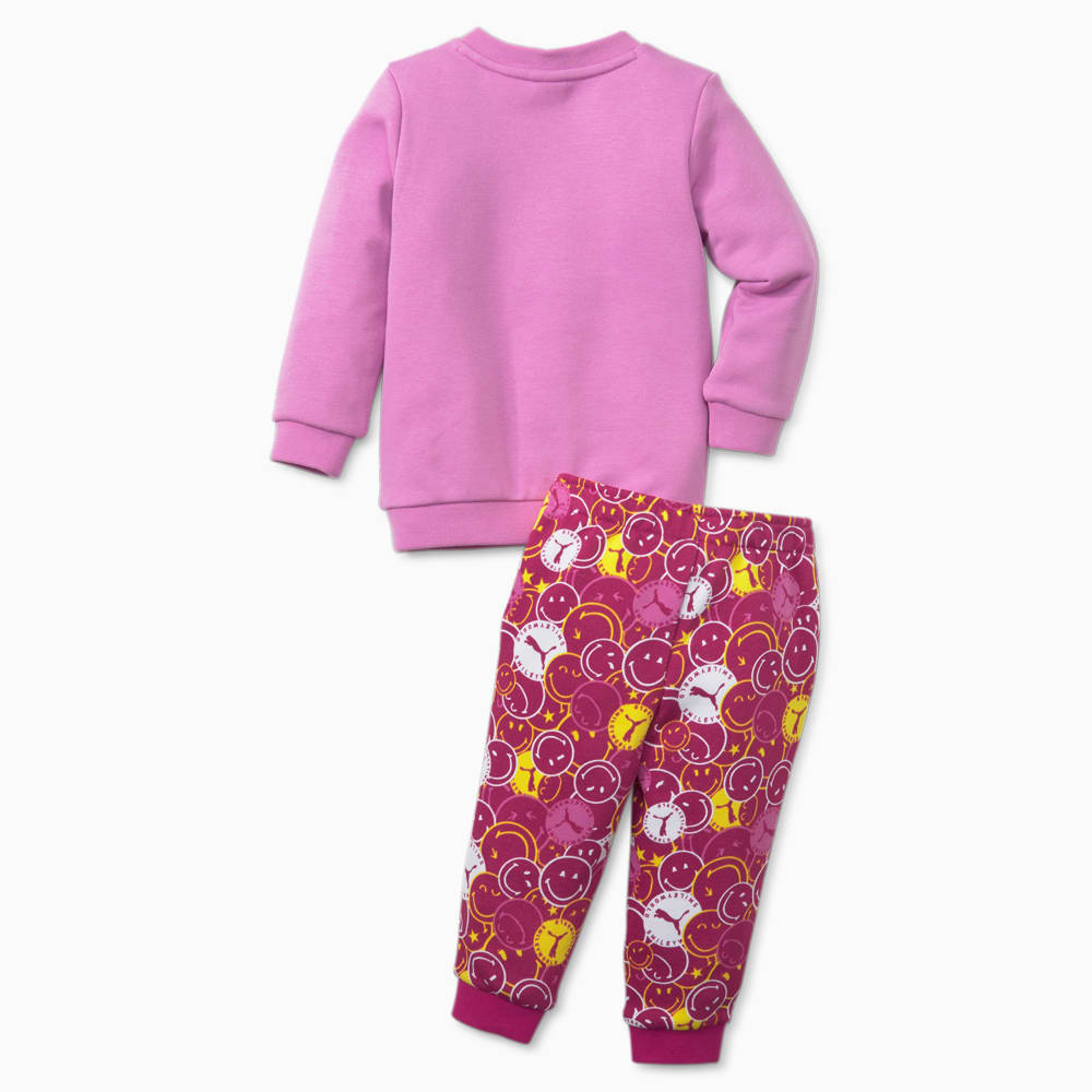 Зображення Puma Дитячий комплект PUMA x SMILEY WORLD Babies' Minicat Jogger Set #2: Opera Mauve