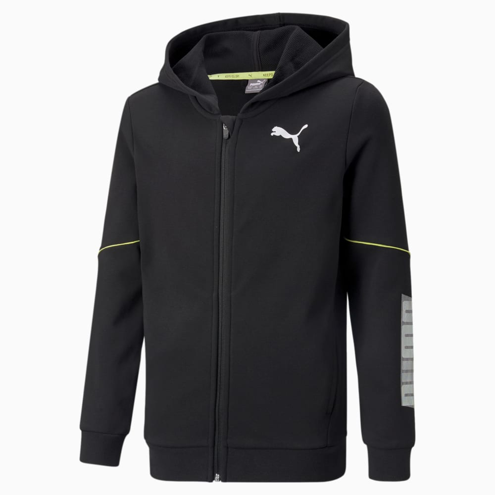 

PUMA - male - Детская толстовка Active Sports Full-Zip Youth Hoodie – Puma Black –, Черный