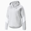 Изображение Puma Толстовка Evostripe Full-Zip Women's Hoodie #6: light gray heather