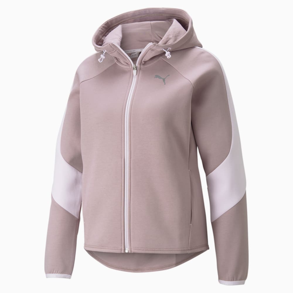 Evostripe Full Zip Women s Hoodie 90 Purple Quail Puma 847073 18