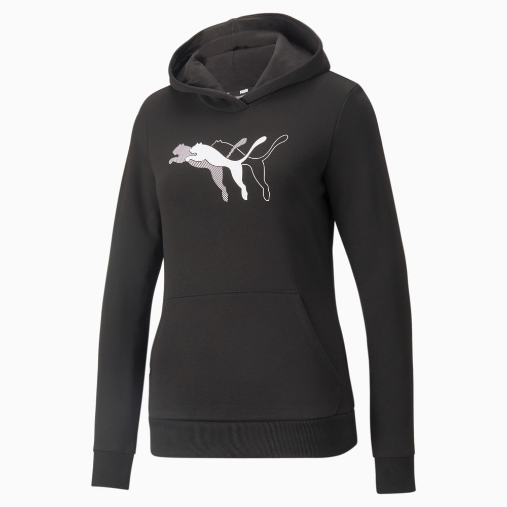 

PUMA - female - Толстовка Power Graphic Women's Hoodie – Puma Black –, Черный