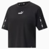 Зображення Puma Футболка Power Tape Cropped Women’s Tee #4: Puma Black