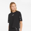 Зображення Puma Футболка Power Tape Cropped Women’s Tee #1: Puma Black