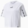 Зображення Puma Футболка Power Tape Cropped Women’s Tee #4: Puma White