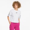 Зображення Puma Футболка Power Tape Cropped Women’s Tee #1: Puma White