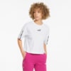 Зображення Puma Футболка Power Tape Cropped Women’s Tee #1: Puma White