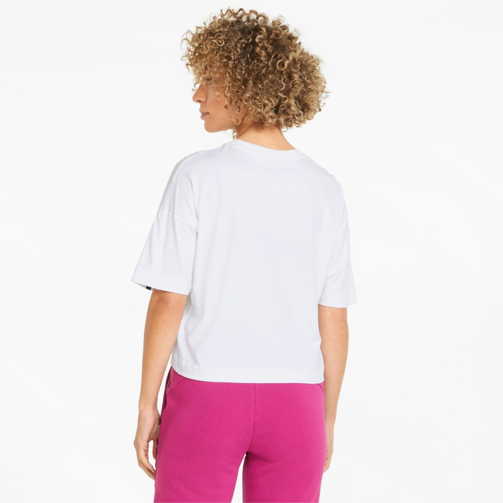 Зображення Puma Футболка Power Tape Cropped Women’s Tee #2: Puma White