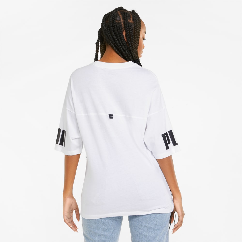 

PUMA - female - Футболка Power Colourblock Women' Tee – Puma White –, Белый