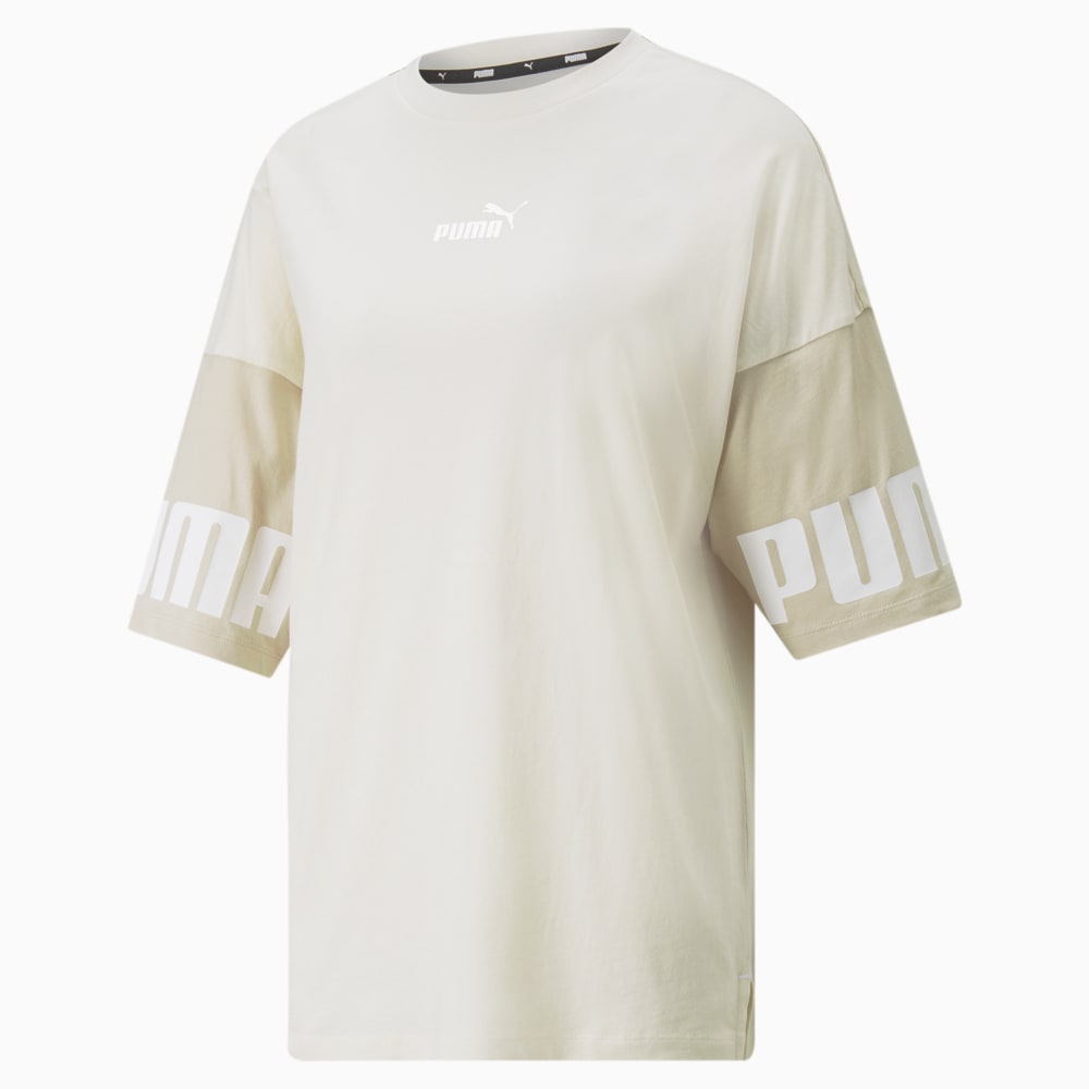 Изображение Puma Футболка Power Colourblock Women's Tee #1