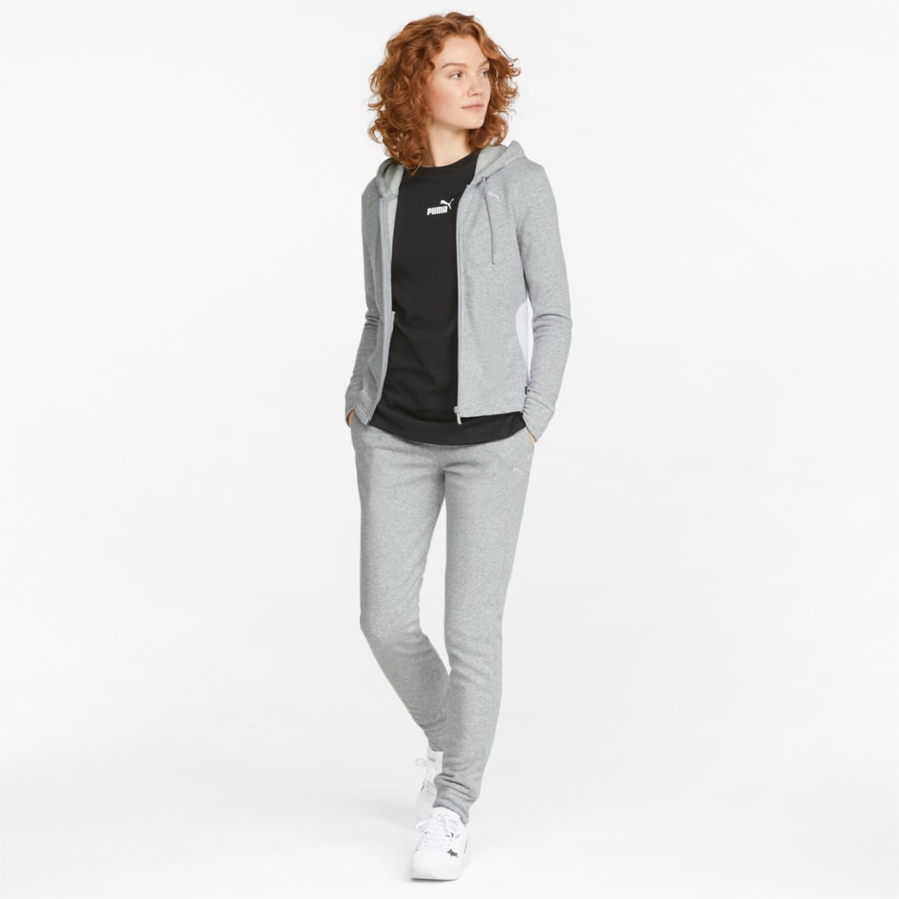 

PUMA - female - Спортивный костюм Classics Hooded Women's Sweatsuit – Light Gray Heather –, Серый