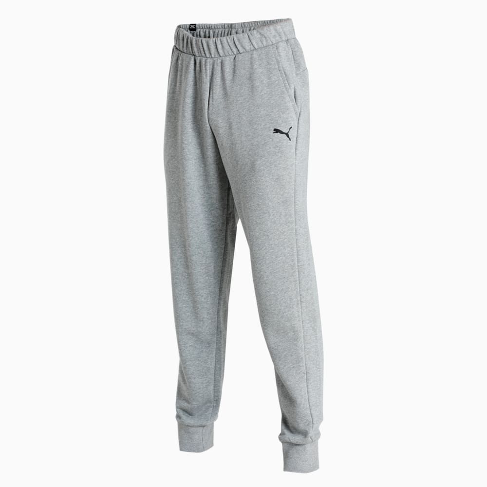 Изображение Puma Брюки Essentials French Terry Closed Men's Sweatpants #1: Medium Gray Heather