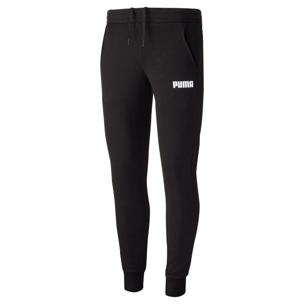 Штаны Essentials French Terry Closed Men's Pants | Цвет: Черный | Puma ...