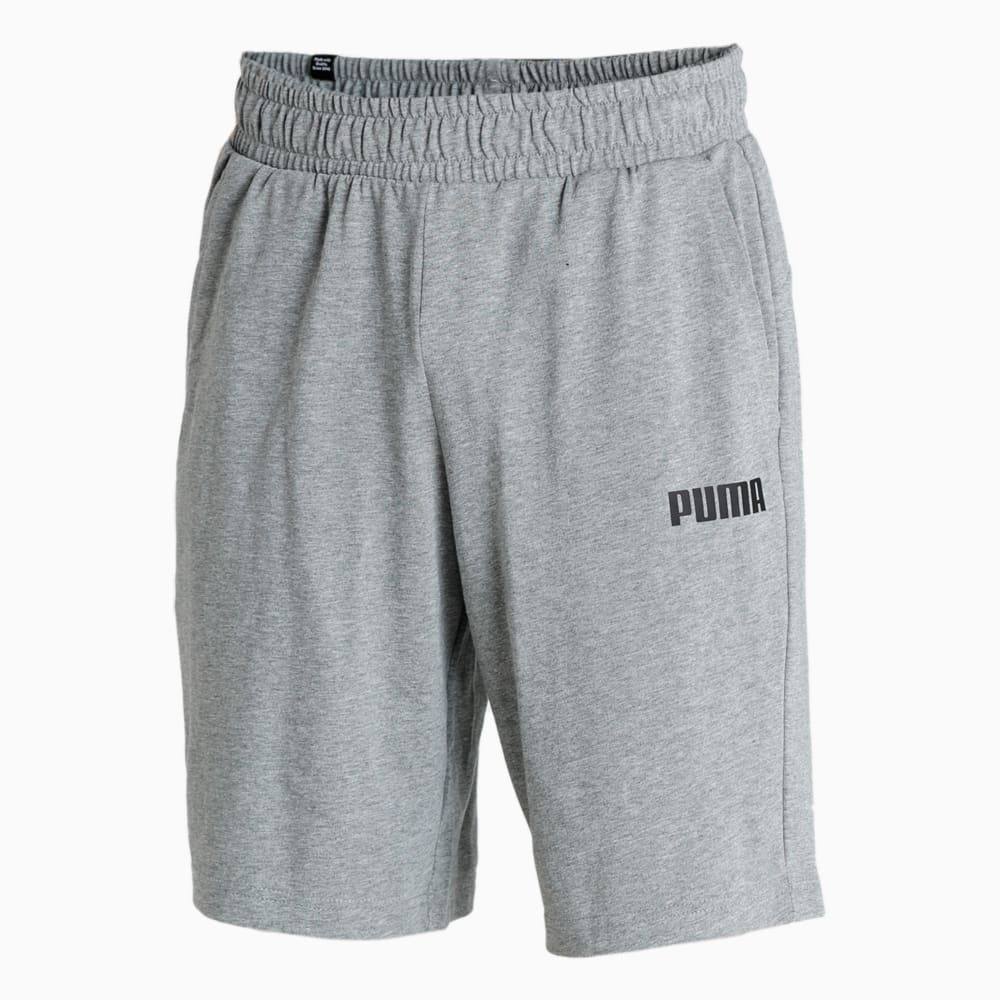Shorts Essentials Jersey 10 Masculino Cinza PUMA Ref 847243 02