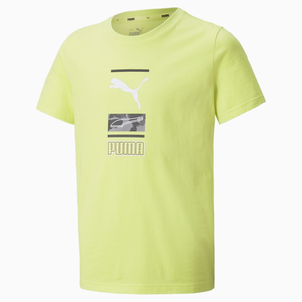 Изображение Puma Детская футболка Alpha Graphic Youth Tee #1