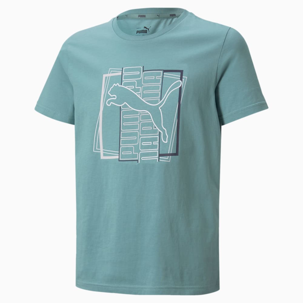 фото Детская футболка alpha graphic youth tee puma