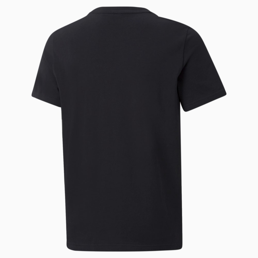 

PUMA - male - Детская футболка Alpha Graphic Youth Tee – Puma Black-Lemon –, Черный