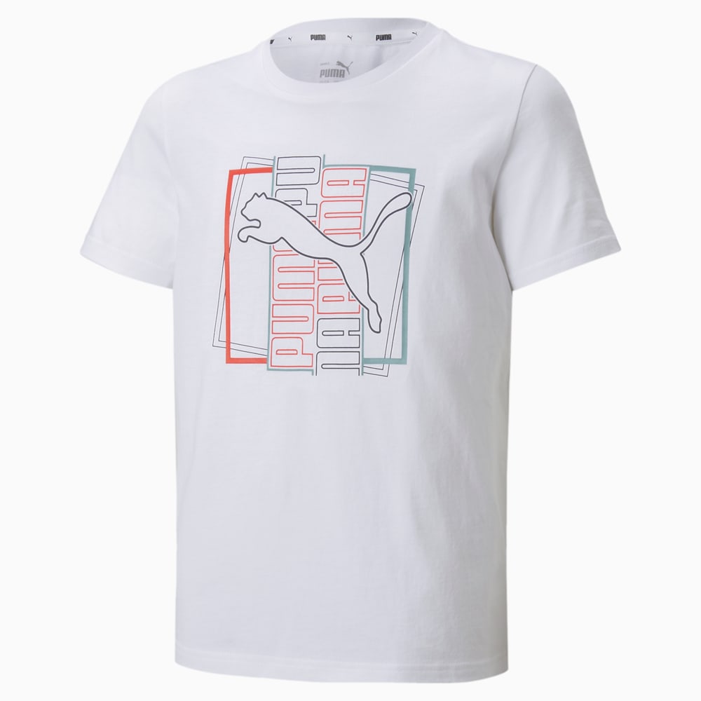 фото Детская футболка alpha graphic youth tee puma