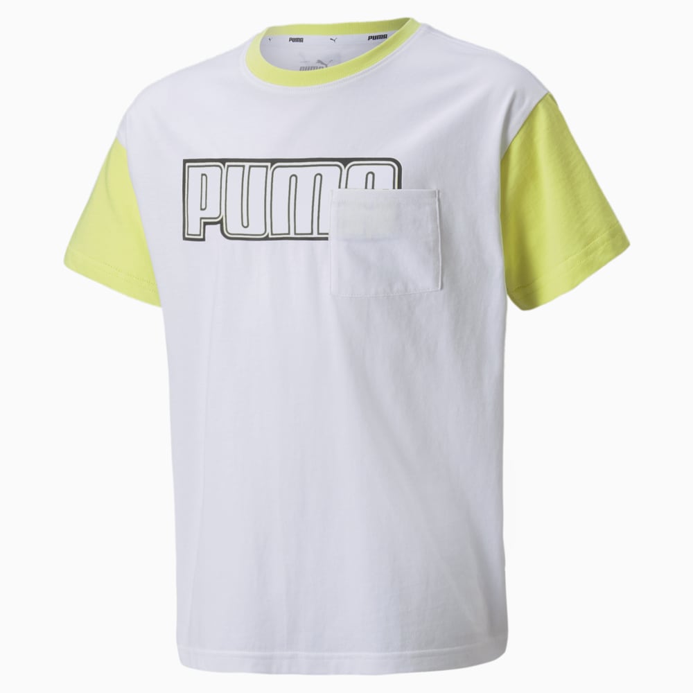Изображение Puma Детская футболка Alpha Relaxed Youth Tee #1