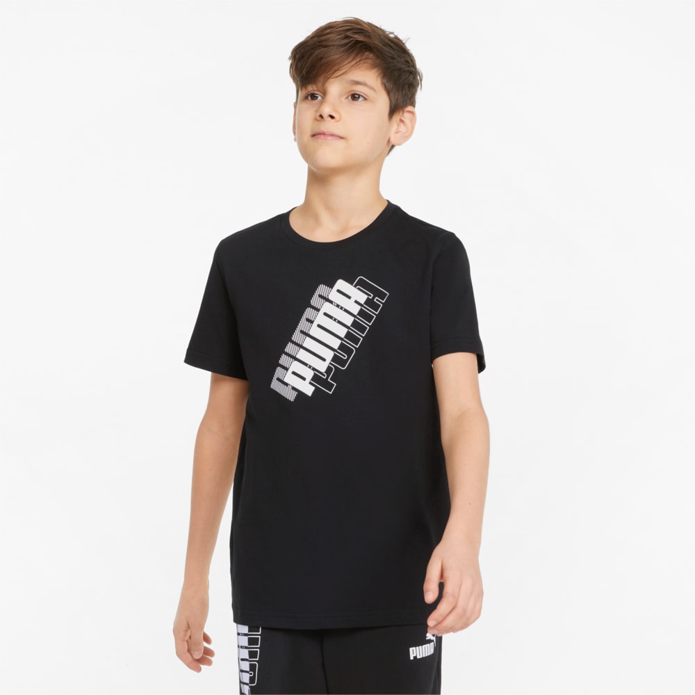 фото Детская футболка power logo youth tee puma