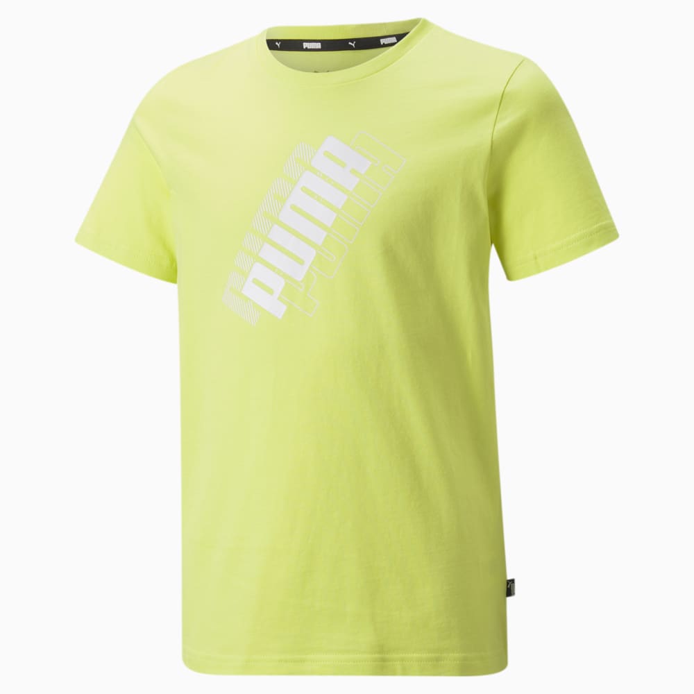 Изображение Puma Детская футболка Power Logo Youth Tee #1