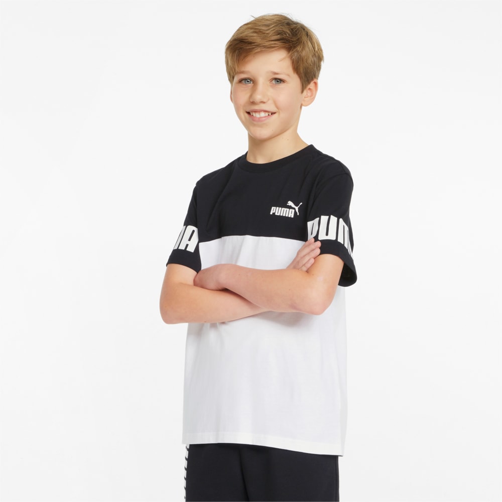 Изображение Puma Детская футболка Power Youth Tee #1