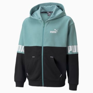 Изображение Puma Детская толстовка Power Full-Zip Youth Hoodie