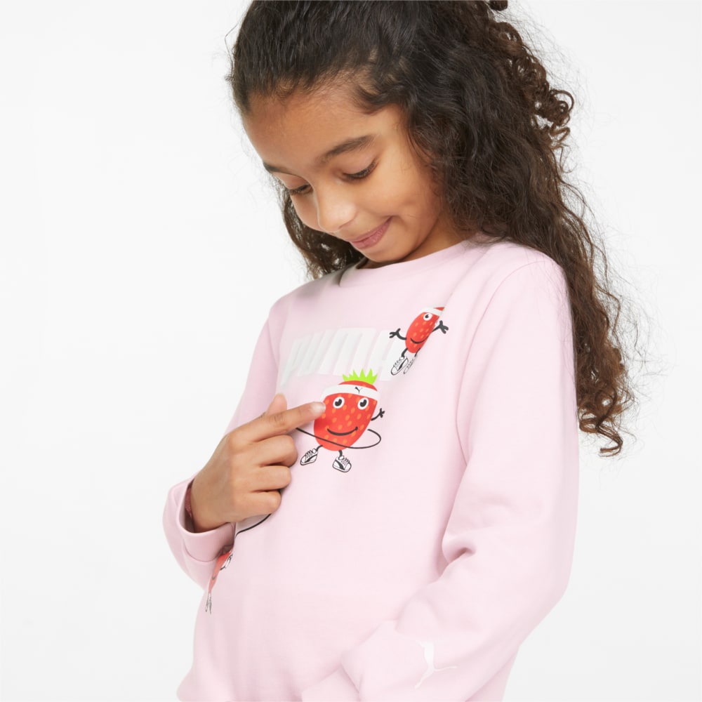 

PUMA - Детская толстовка Fruitmates Crew Neck Kids' Sweatshirt – Chalk Pink –, Розовый