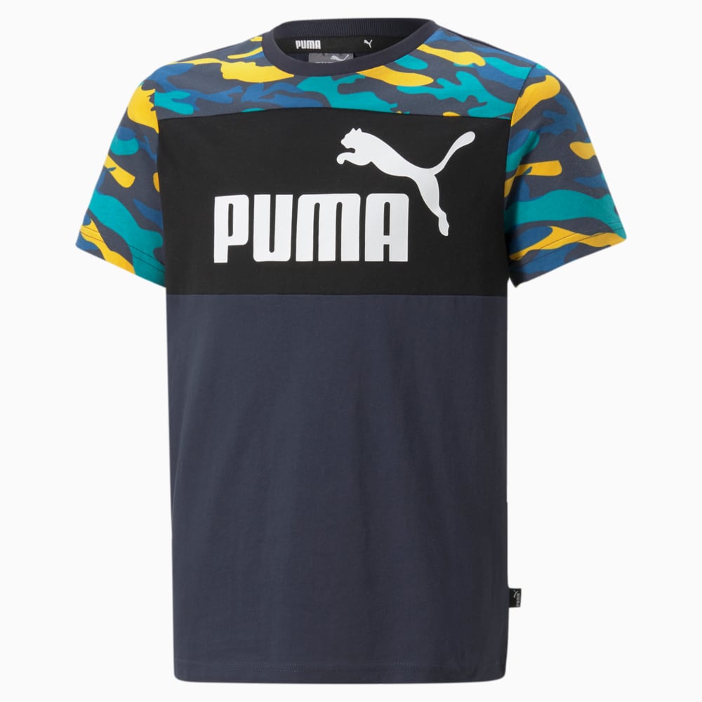 Изображение Puma Детская футболка Essentials+ Camo Youth Tee #1: Parisian Night