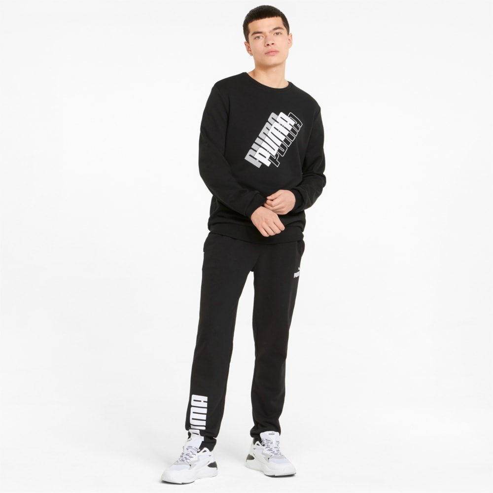 

PUMA - male - Толстовка Power Logo Crew Neck Men's Sweatshirt – Puma Black –, Черный