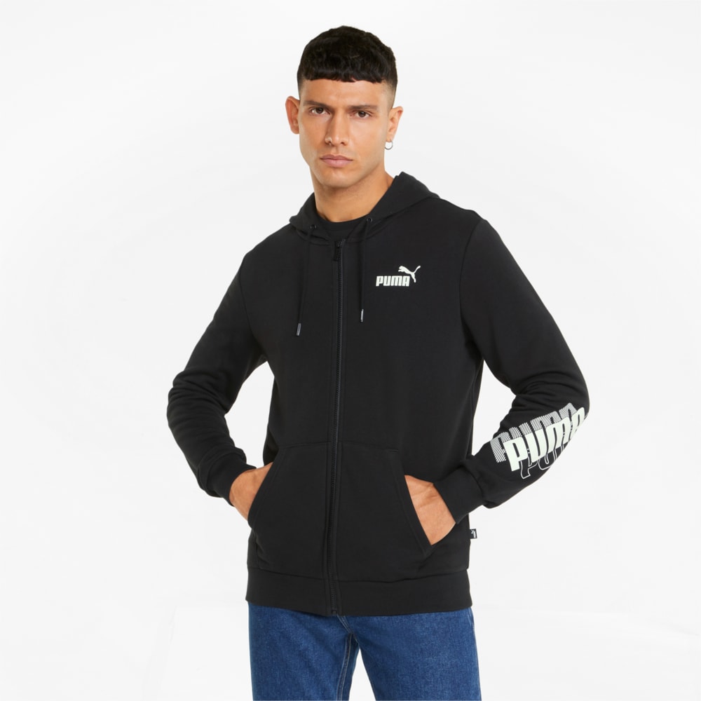 фото Толстовка power full-zip men's hoodie puma