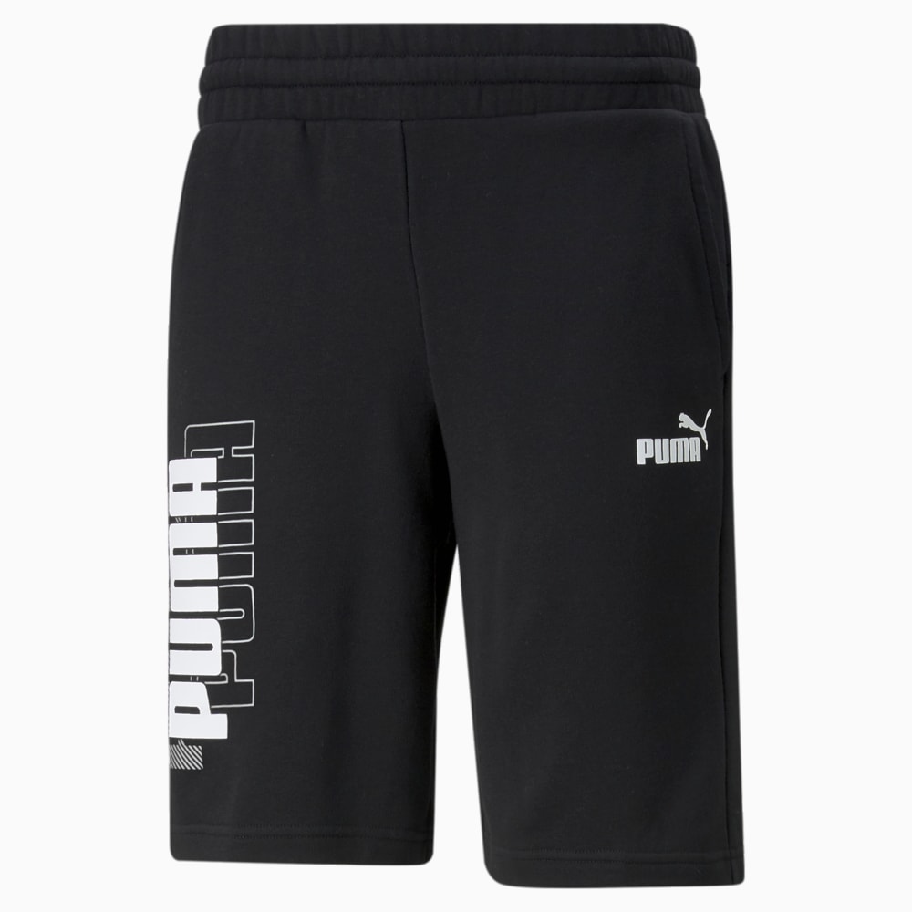 Puma logo shorts on sale
