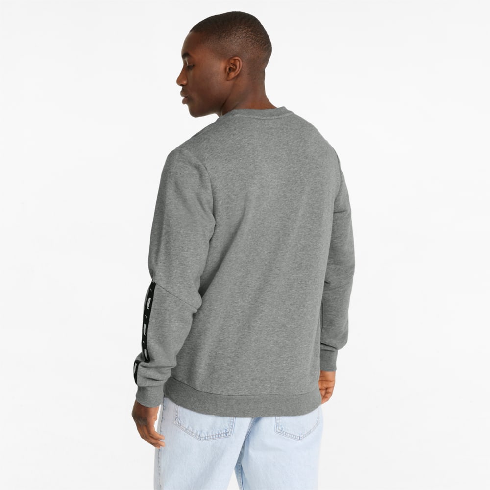 

PUMA - male - Толстовка Essentials+ Tape Crew Men's Sweatshirt – Medium Gray Heather –, Серый